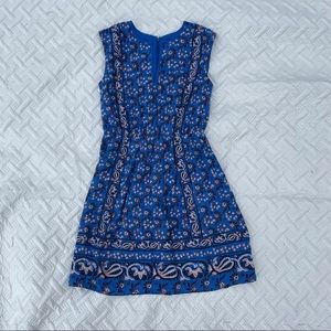 J CREW BLUE DRESS